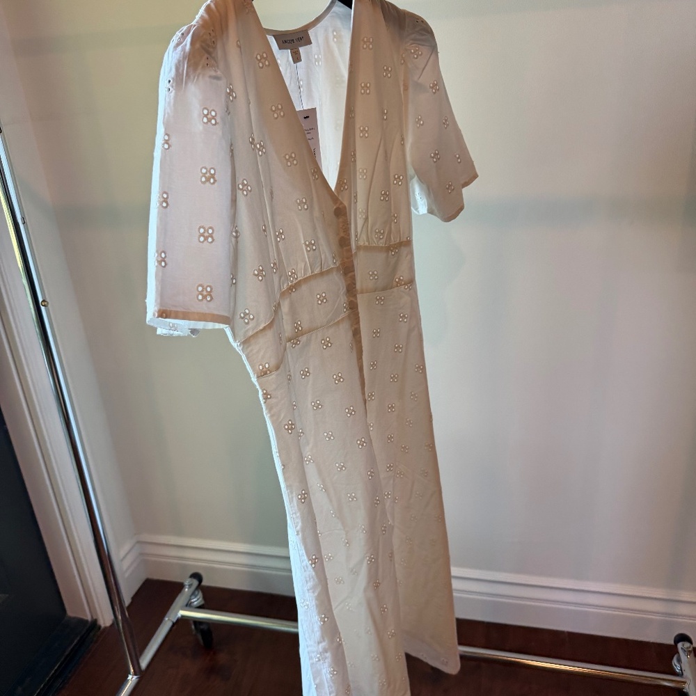 Amour Vert Dress Organic Cotton Eyelet - Picture 2 of 9